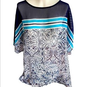 Liz Claiborne sheer blouse (S)